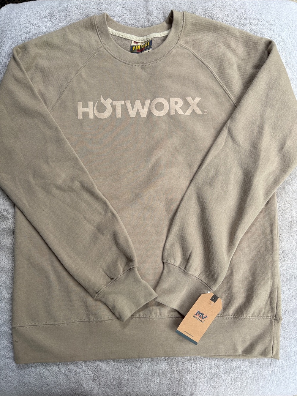 NWT HOTWORX Crewneck Sweatshirt Relaxed Fit